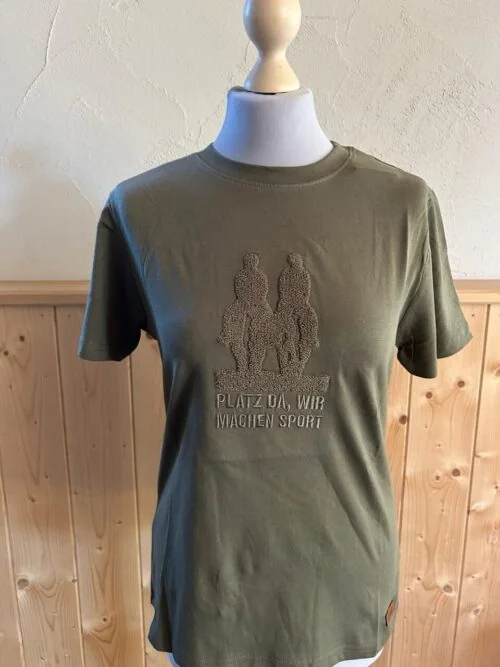 T-Shirt "Platz da", hellgrün