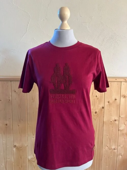 T-Shirt "Platz da", rot